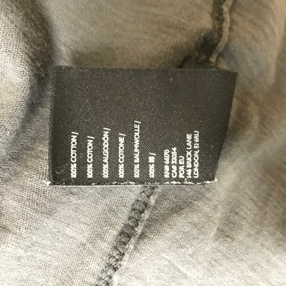 Anthropologie Adirondack State Park Hiking Club Graphic Tee Washed Black Medium - Picture 8 of 8